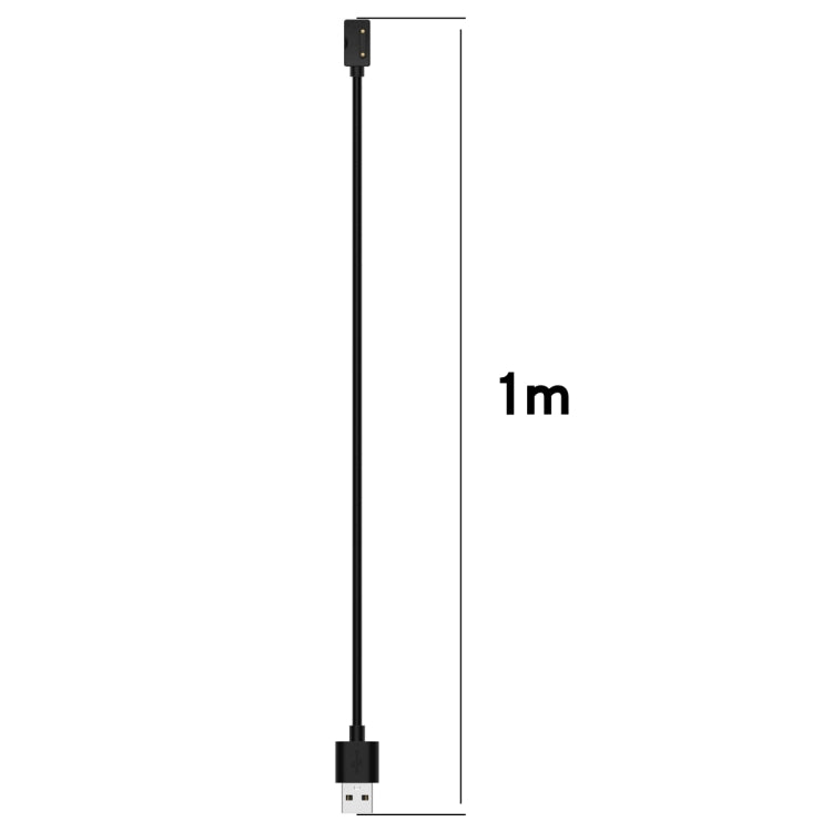 For ASUS VivoWatch 5 AERO Smart Watch Band Charging Cable, Length: 1m(Black) - Charger by buy2fix | Online Shopping UK | buy2fix