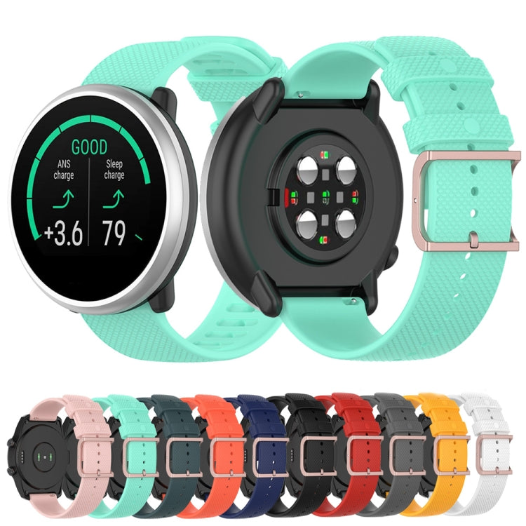 For Polar Ignite 20mm Dot Texture Watch Band(Mint Green) by buy2fix