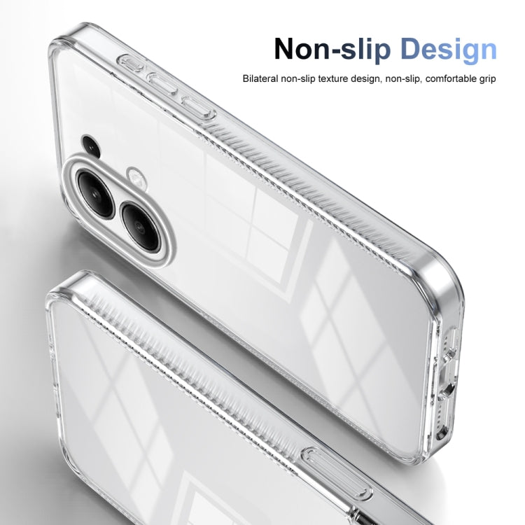 For Xiaomi Redmi Note 13 4G Anti-slip Clear Acrylic Hybrid TPU Phone Case(Transparent) - Xiaomi Cases by buy2fix | Online Shopping UK | buy2fix