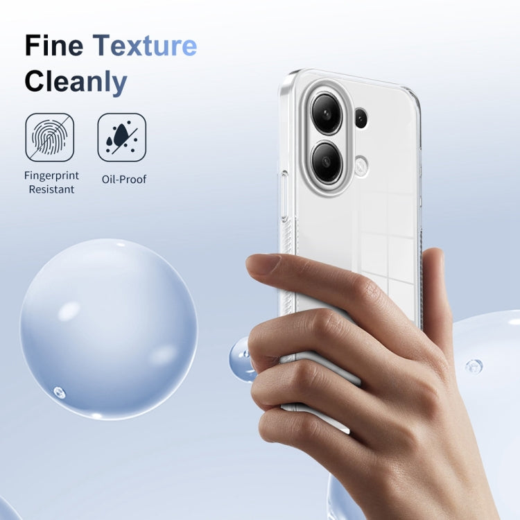 For Xiaomi Redmi Note 13 4G Anti-slip Clear Acrylic Hybrid TPU Phone Case(Transparent) - Xiaomi Cases by buy2fix | Online Shopping UK | buy2fix