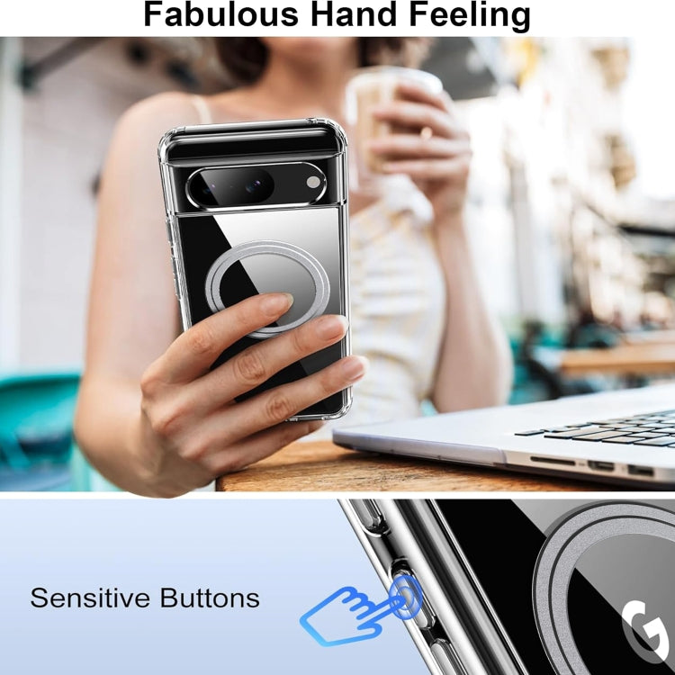 For Google Pixel 9 / 9 Pro Transparent Frosted MagSafe Phone Case - Google Cases by buy2fix | Online Shopping UK | buy2fix