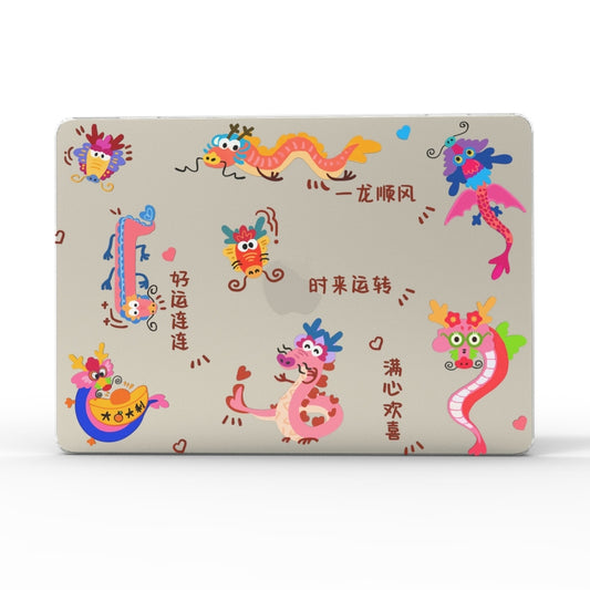 For MacBook Pro 13.3 A2338/A2251/A2289/A2159 UV Printed Pattern Laptop Frosted Protective Case(DDC-1683) by buy2fix