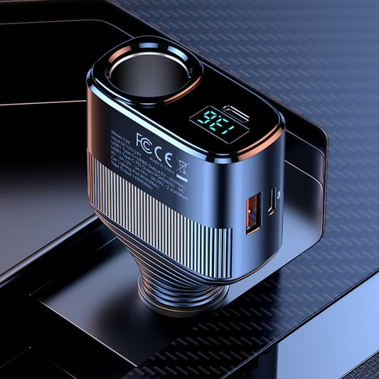 C26 4 in 1 PD45W Type-Cx2+USB Car Cigarette Lighter Fast Charging Charger by buy2fix