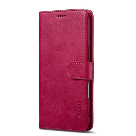 LC.IMEEKE Calf Texture Horizontal Flip Leather Case For iPhone 17 Air(Red) - iPhone 17 Air Cases by LC.IMEEKE | Online Shopping UK | buy2fix