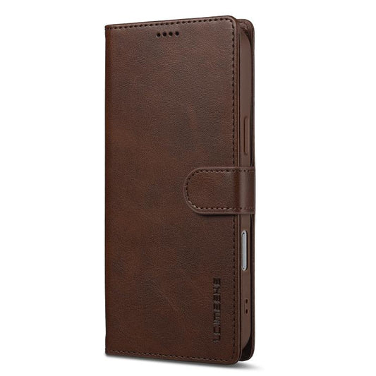 LC.IMEEKE Calf Texture Horizontal Flip Leather Case For iPhone 17 Pro Max(Brown) - iPhone 17 Pro Max Cases by LC.IMEEKE | Online Shopping UK | buy2fix