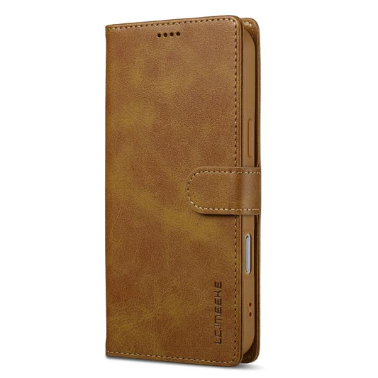 LC.IMEEKE Calf Texture Horizontal Flip Leather Case For iPhone 17 Pro Max(Yellow) - iPhone 17 Pro Max Cases by LC.IMEEKE | Online Shopping UK | buy2fix