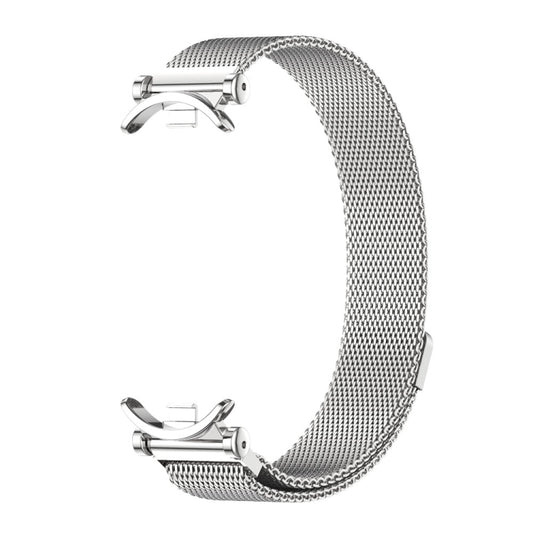 For Xiaomi Smart Band 10 / 9 / 8 Mijobs GT4 Milan Magnetic Metal Watch Band(Silver) by MIJOBS