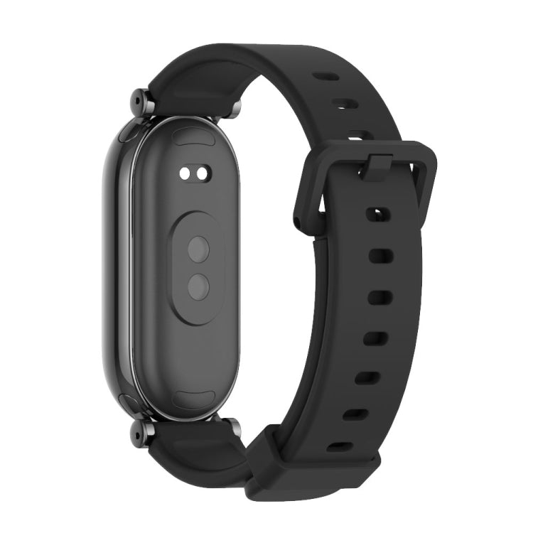 For Xiaomi Smart Band 10 / 9 / 8 Mijobs GT4 Silicone Breathable Watch Band(Black) - Watch Bands by MIJOBS | Online Shopping UK | buy2fix