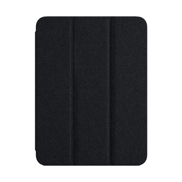For iPad 10.2 2021/2020/2019 ZGA Tri-Fold Voltage Smart Leather Tablet Case(Black) - iPad 10.2 Cases by ZGA | Online Shopping UK | buy2fix