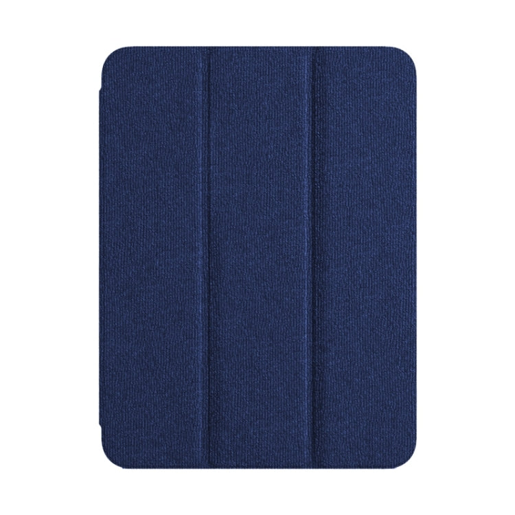 For iPad 10.2 2021/2020/2019 ZGA Tri-Fold Voltage Smart Leather Tablet Case(Blue) - iPad 10.2 Cases by ZGA | Online Shopping UK | buy2fix