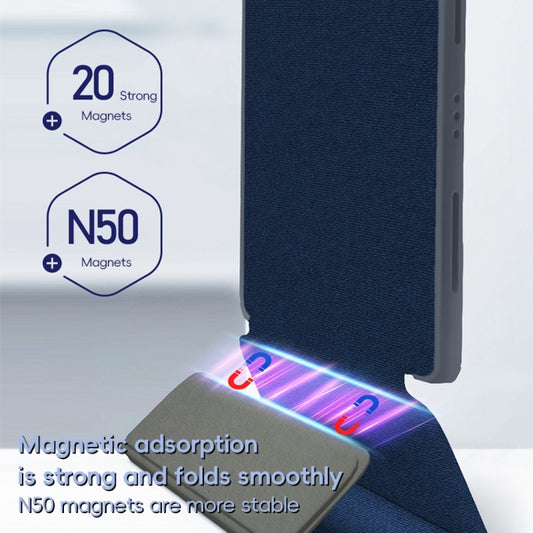 For iPad Pro 11 2022 / 2021 / 2020 ZGA Tri-Fold Voltage Smart Leather Tablet Case(Blue) - iPad Pro 11 (2022/2021) Cases by ZGA | Online Shopping UK | buy2fix