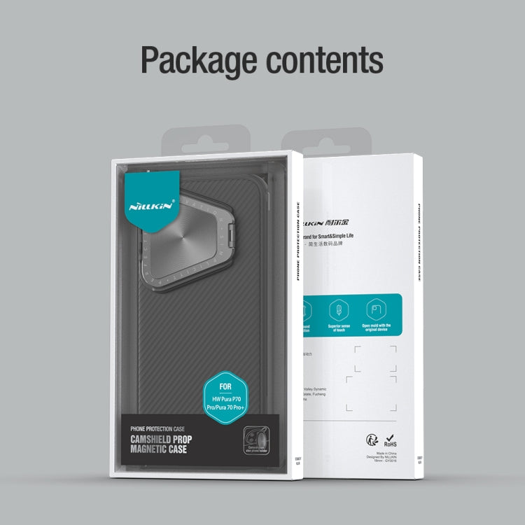 For Huawei Pura 70 Pro/70 Pro+ NILLKIN CamShield Prop MagSafe Magnetic PC Phone Case(Green) by NILLKIN