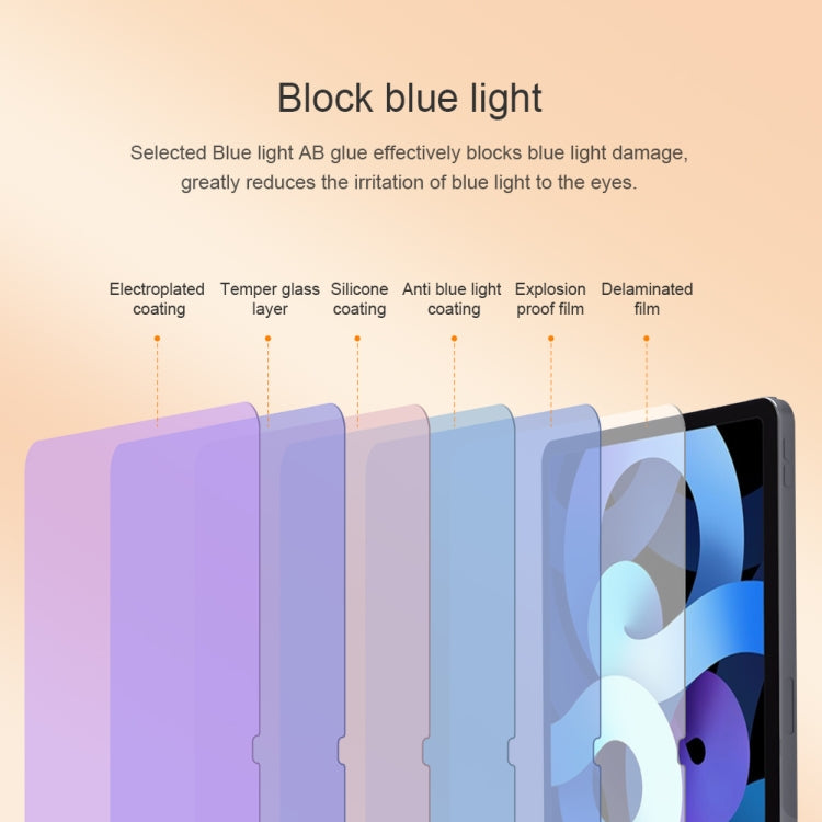 For iPad Air 11 2024 / 2025 NILLKIN V+ Series Anti-Blue Light Tempered Glass Protective Film - iPad Air 11 2025 / 2024 Cases by NILLKIN | Online Shopping UK | buy2fix