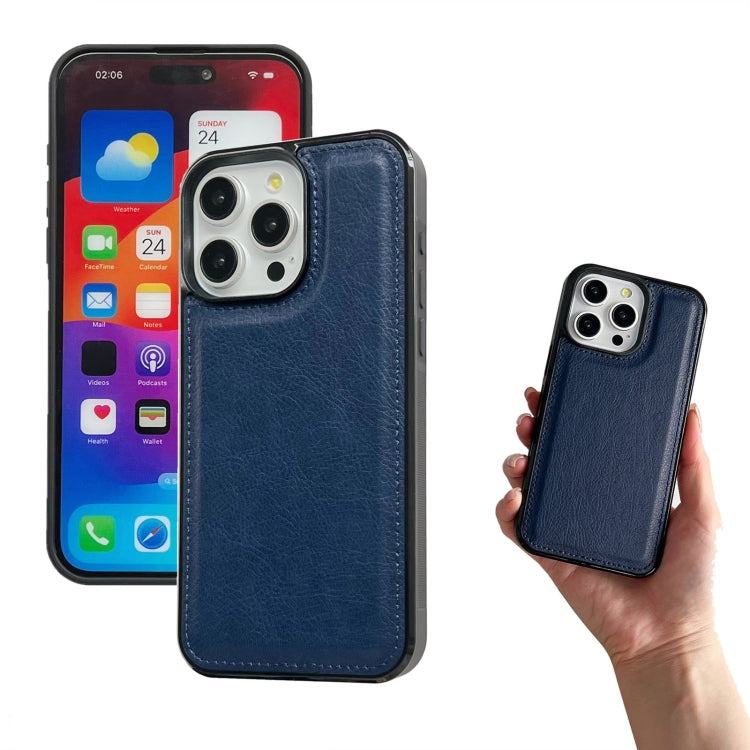 For iPhone 15 Multifunctional 7-Cards Wallet Leather Phone Case(Royal Blue) - iPhone 15 Cases by buy2fix | Online Shopping UK | buy2fix