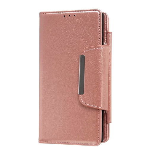 For Google Pixel 9 Pro XL Multifunctional 7-Card Wallet Leather Phone Case(Rose Gold) by buy2fix
