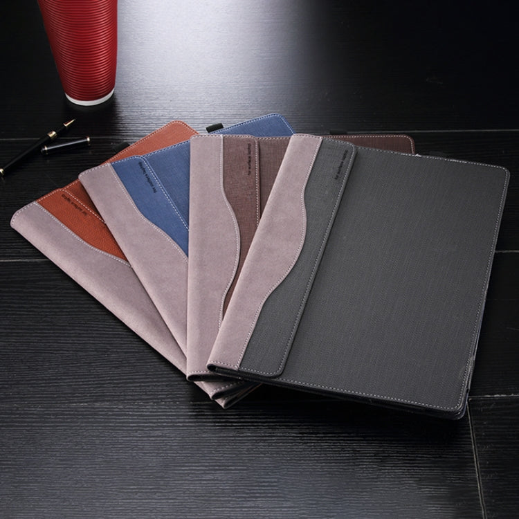 For Microsoft Surface Laptop 6 13.5 inch Laptop PU Leather Protective Case(Space Ash) - Others by buy2fix | Online Shopping UK | buy2fix