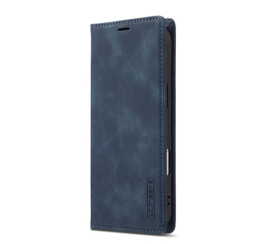 For iPhone Air LC.IMEEKE Strong Magnetism Microfiber Leather Phone Case(Blue) - iPhone Air Cases by LC.IMEEKE | Online Shopping UK | buy2fix