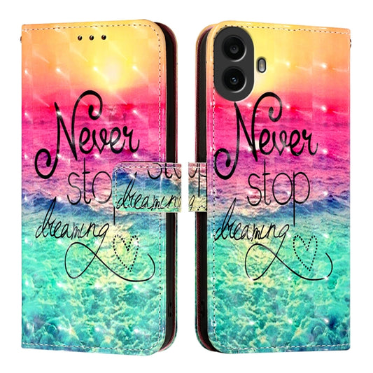 For Nothing CMF Phone 1 3D Painting Horizontal Flip Leather Phone Case(Chasing Dreams) - Nothing Cases by buy2fix | Online Shopping UK | buy2fix