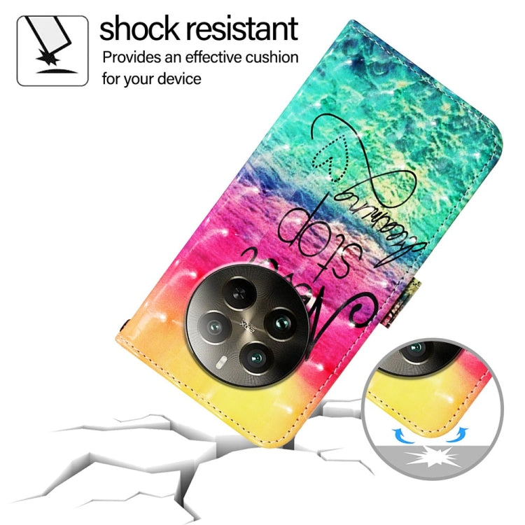 For Realme 12 Pro / Realme 12 Pro+ 3D Painting Horizontal Flip Leather Phone Case(Chasing Dreams) by buy2fix