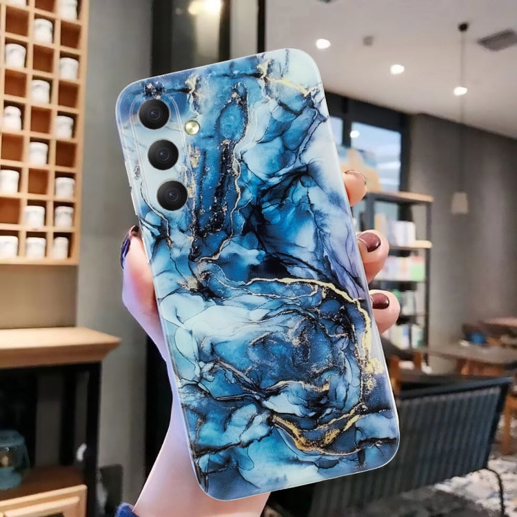 For Samsung Galaxy A25 IMD Marble Pattern TPU Phone Case(Grey) by buy2fix