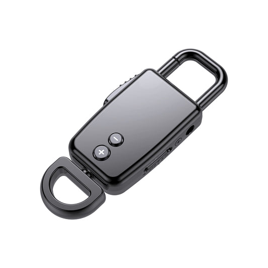 JNN S20 Zinc Alloy Keychain Voice Recorder, Memory:4GB(Black) by JNN