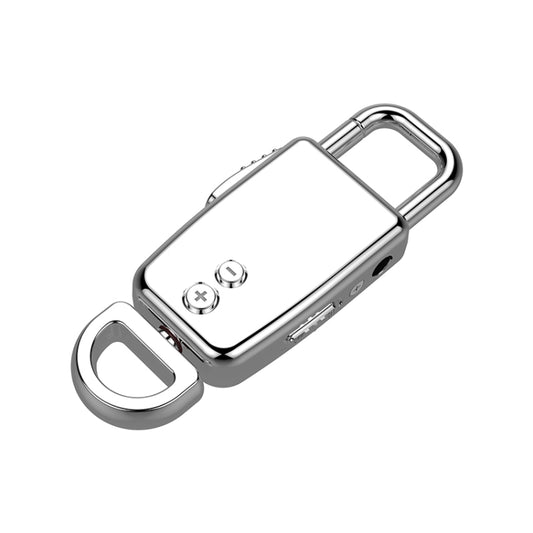 JNN S20 Zinc Alloy Keychain Voice Recorder, Memory:32GB(Silver) by JNN