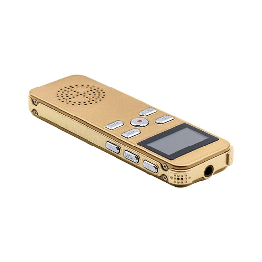 JNN X26 Mini Portable Voice Recorder with OLED Screen, Memory:8GB(Gold) by JNN