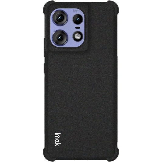 For Motorola Edge 50 Pro imak Shockproof Airbag TPU Phone Case(Matte Black) by imak