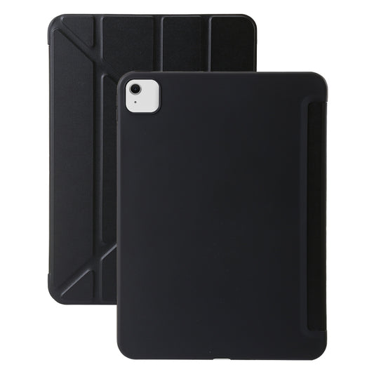 For iPad Air 13 2025 / 2024 TPU Deformation Flip Leather Tablet Case with Holder(Black) - iPad Air 13 2025 / 2024 Cases by buy2fix | Online Shopping UK | buy2fix