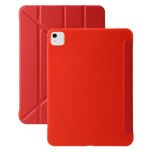 For iPad Air 13 2025 / 2024 TPU Deformation Flip Leather Tablet Case with Holder(Red) - iPad Air 13 2025 / 2024 Cases by buy2fix | Online Shopping UK | buy2fix