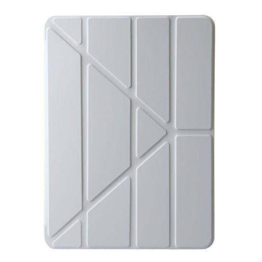 For iPad Air 13 2025 / 2024 TPU Deformation Flip Leather Tablet Case with Holder(Grey) - iPad Air 13 2025 / 2024 Cases by buy2fix | Online Shopping UK | buy2fix