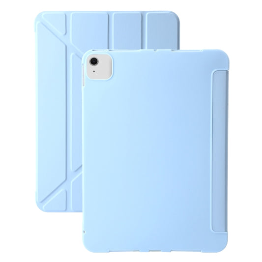 For iPad Air 13 2025 / 2024 TPU Deformation Flip Leather Tablet Case with Holder(Sky Blue) - iPad Air 13 2025 / 2024 Cases by buy2fix | Online Shopping UK | buy2fix