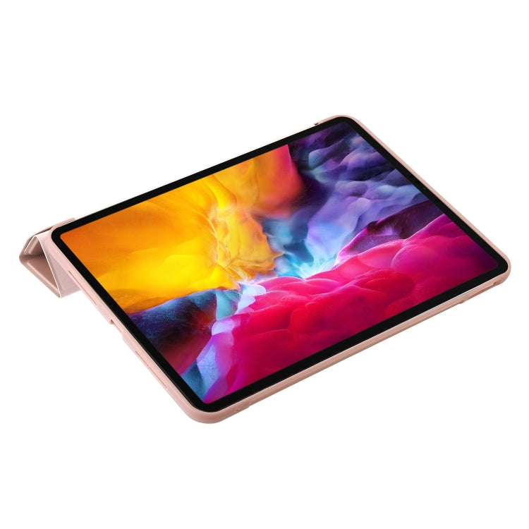 For iPad Pro 11 2024 TPU Deformation Flip Leather Tablet Case with Holder(Rose Gold) - iPad Pro 11 2024 Cases by buy2fix | Online Shopping UK | buy2fix