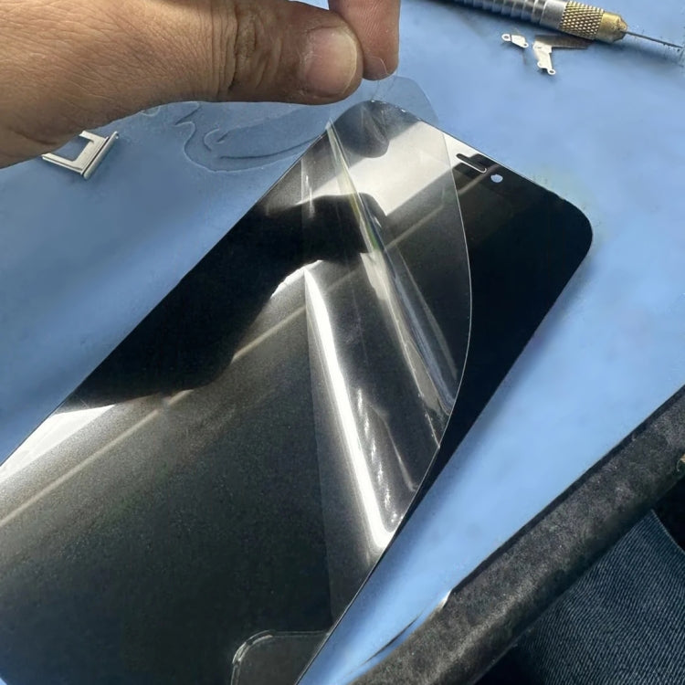 For iPhone 12 mini / 13 mini LCD Transparent Plastic Protection Stickers by buy2fix