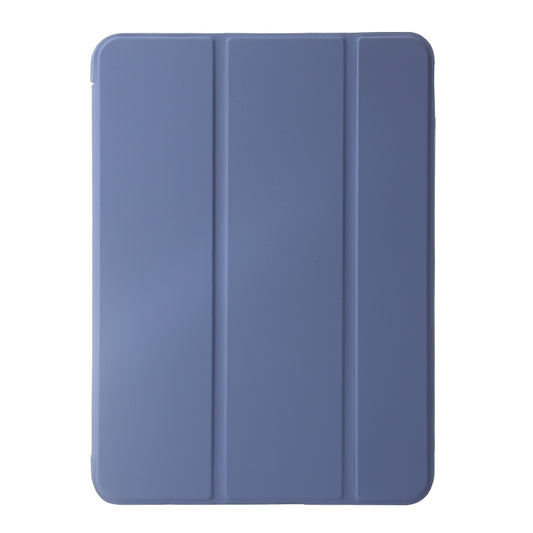 For iPad Air 11 2025 / 2024 Three-fold Holder Flip Tablet Leather Case(Purple) by buy2fix