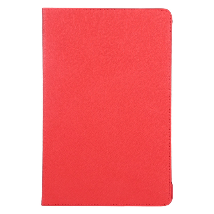 For iPad Air 13 2025 / 2024 360 Degree Rotation Litchi Texture Leather Tablet Case with Holder(Red) - More iPad Cases by buy2fix | Online Shopping UK | buy2fix