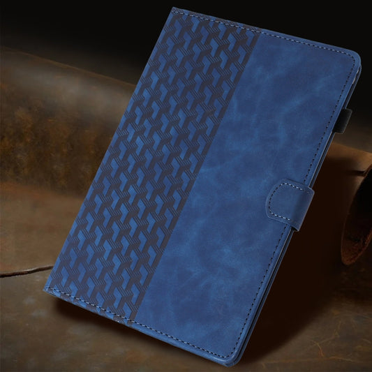 For iPad Air / Air 2 / 9.7 2017 / 2018 Building Blocks Embossed Leather Smart Tablet Case(Blue) - iPad 9.7 (2018) & (2017) Cases by buy2fix | Online Shopping UK | buy2fix