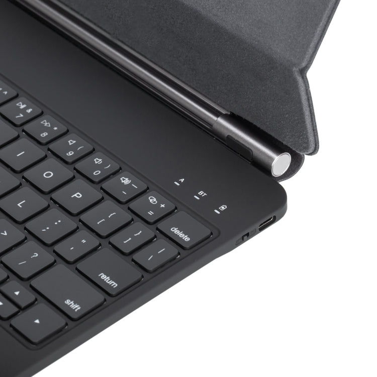 For iPad Air 11 2025 / 2024 / Pro 11 2022 Touch Pad Bluetooth Keyboard Leather Case(Black) - For iPad Pro by buy2fix | Online Shopping UK | buy2fix