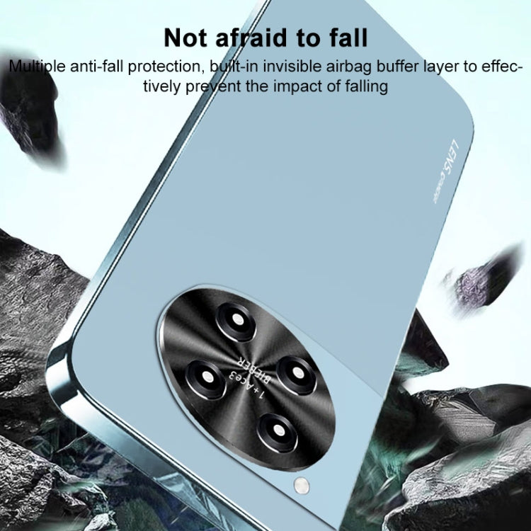 For OnePlus 11 AG Frosted Electroplating Acrylic Phone Case(Sierra Blue) - OnePlus Cases by buy2fix | Online Shopping UK | buy2fix