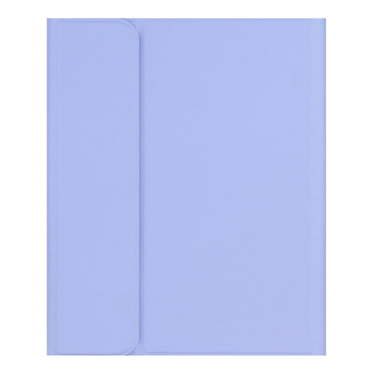 For Xiaomi Pad 5 / Pad 5 Pro 11 inch Wireless Bluetooth Keyboard Tablet Leather Case with Pen Slot(Purple) by buy2fix