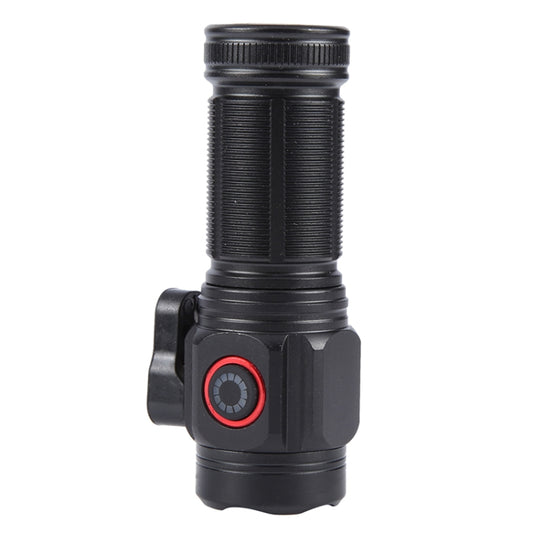 W5183 4 LEDs Highlight Mini Rechargeable Flashlight(Black) by buy2fix