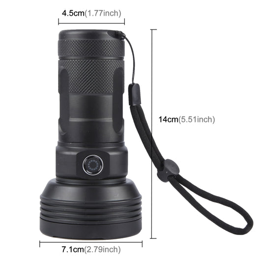 W5202-1 31 LEDs 5500LM High Brightness Rechargeable Flashlight(Black) by buy2fix