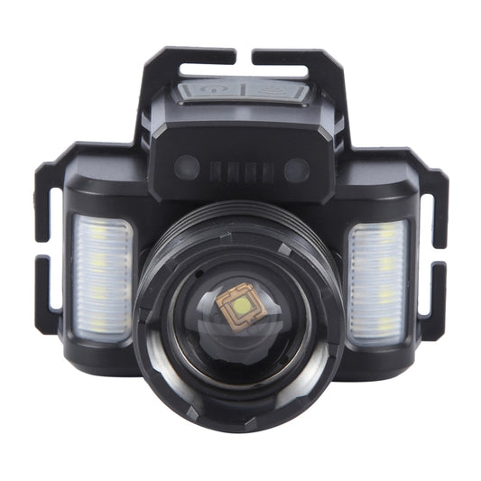 HL-03 Intelligent Induction Zoom Headlight Work Light(Black) by buy2fix