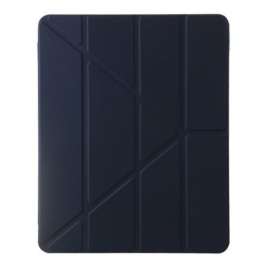 For iPad Pro 13 2025 / 2024 Clear Acrylic Deformation Leather Tablet Case(Dark Blue) by buy2fix