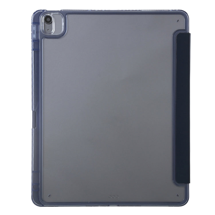 For iPad Air 13 2025 / 2024 Clear Acrylic Deformation Leather Tablet Case(Grey) - iPad Air 13 2025 / 2024 Cases by buy2fix | Online Shopping UK | buy2fix