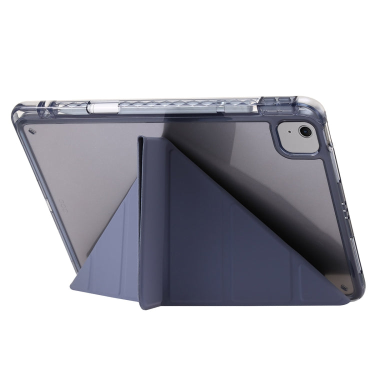 For iPad Air 13 2025 / 2024 Clear Acrylic Deformation Leather Tablet Case(Lavender Purple) - iPad Air 13 2025 / 2024 Cases by buy2fix | Online Shopping UK | buy2fix