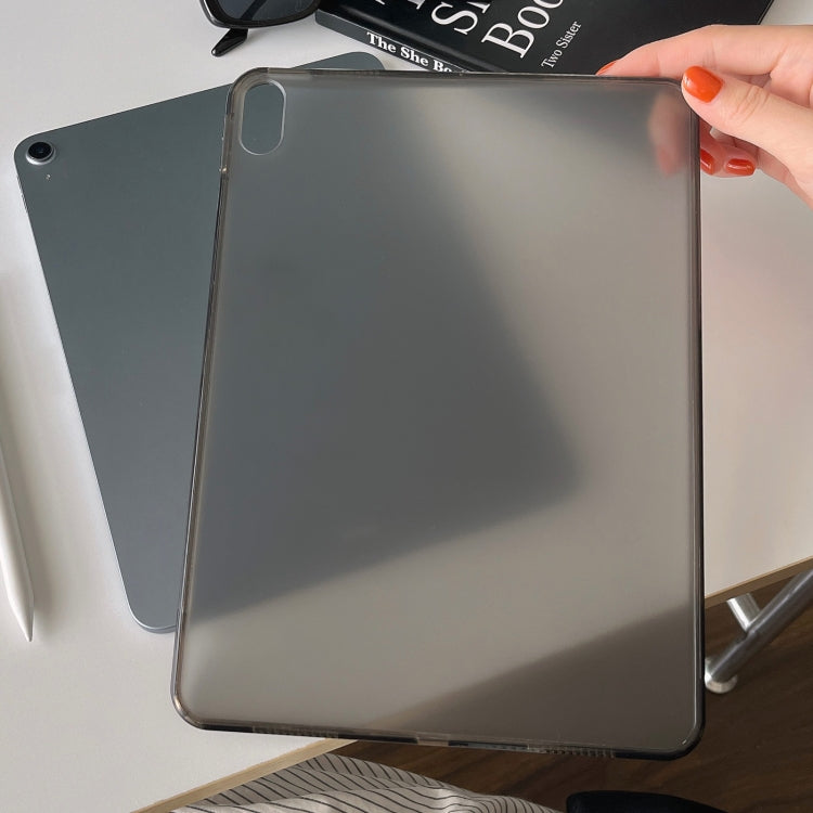 For iPad Air 13 2024 / Pro 12.9 2022 Skin-feeling Crystal Clear Acrylic Tablet Case(Black) - iPad Pro 12.9 (2022/2021) Cases by buy2fix | Online Shopping UK | buy2fix