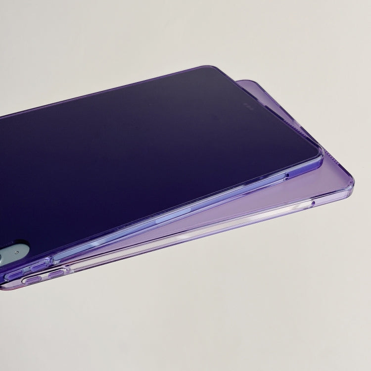 For iPad Air 13 2024 / Pro 12.9 2022 Skin-feeling Crystal Clear Acrylic Tablet Case(Purple) - iPad Pro 12.9 (2022/2021) Cases by buy2fix | Online Shopping UK | buy2fix