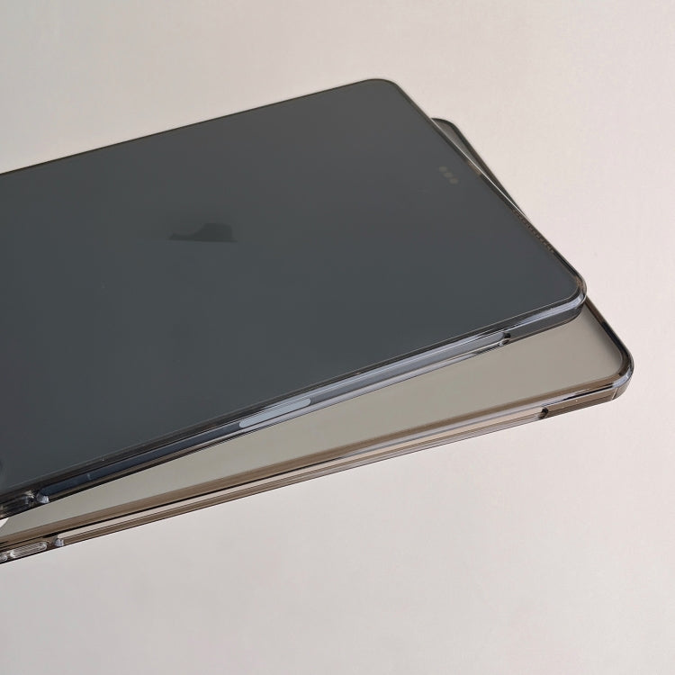 For iPad Air 11 2025 / 2024 Skin-feeling Crystal Clear Acrylic Tablet Case(Black) - iPad Air 11 2025 / 2024 Cases by buy2fix | Online Shopping UK | buy2fix