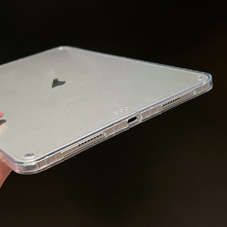 For iPad Air 11 2025 / 2024 Suck Pen Clear Acrylic Tablet Case(Transparent) by buy2fix